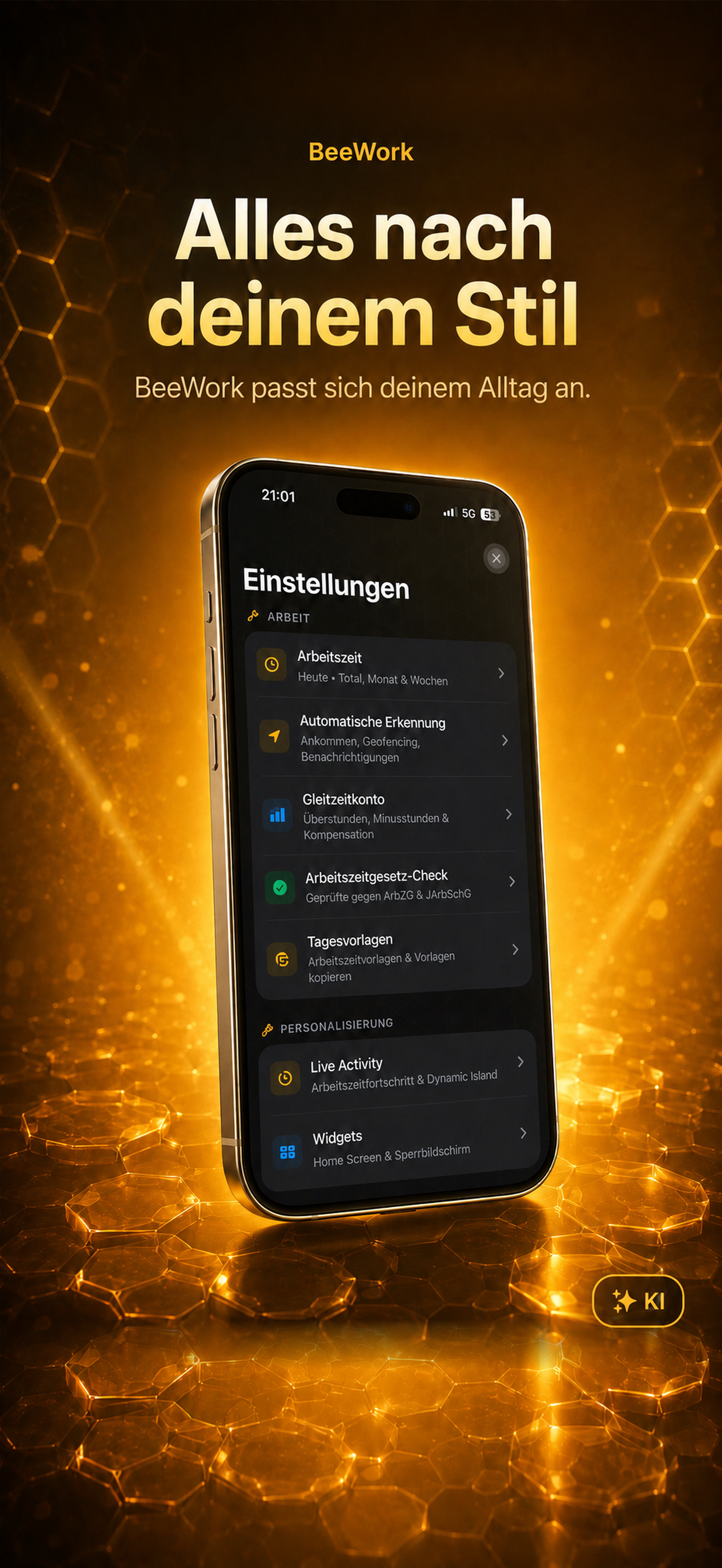 BeeWork Einstellungen und Automatisierung